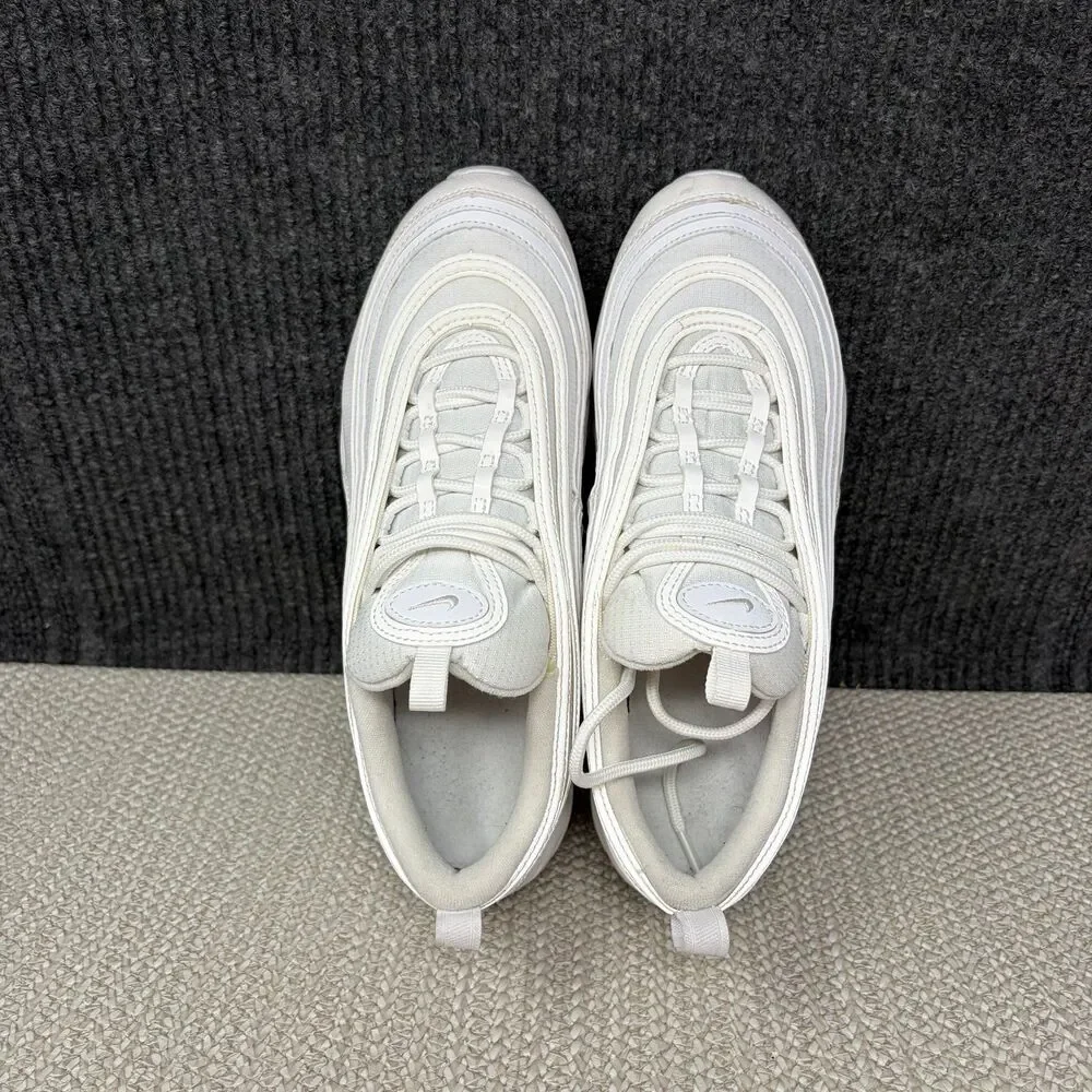 Nike Air Max 97 White Metallic Silver Womens 8.5 7Y 921522-104
